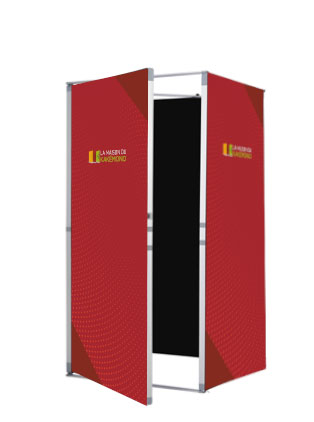 Réserve fermée de stand modulaire